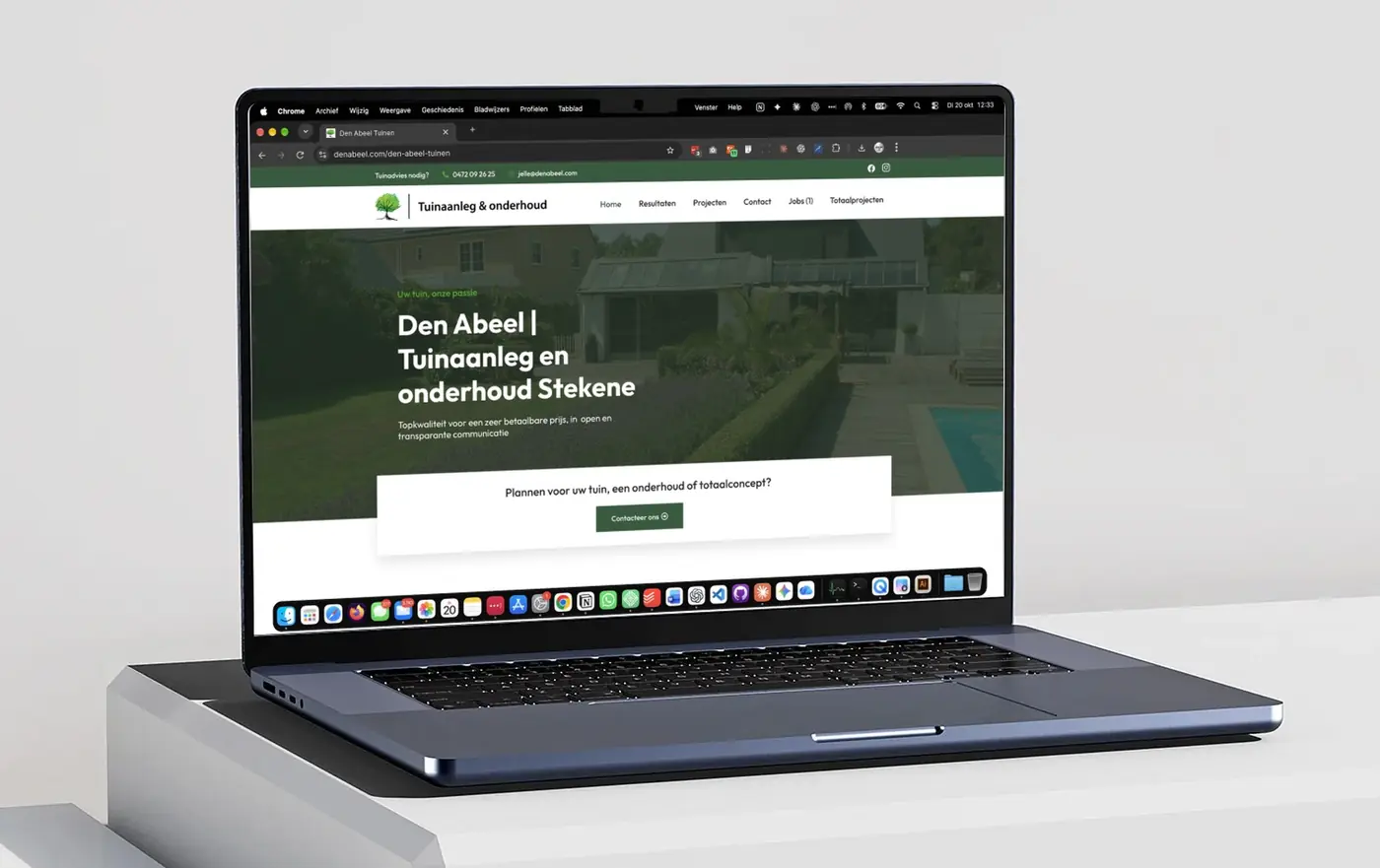 Website van Den Abeel