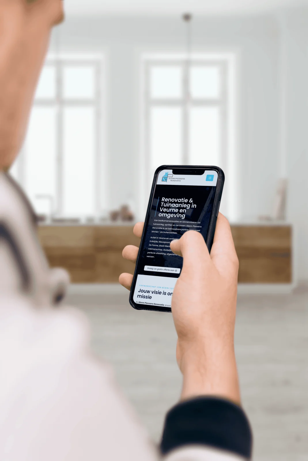 Website van Glenn Piessens Renovatie