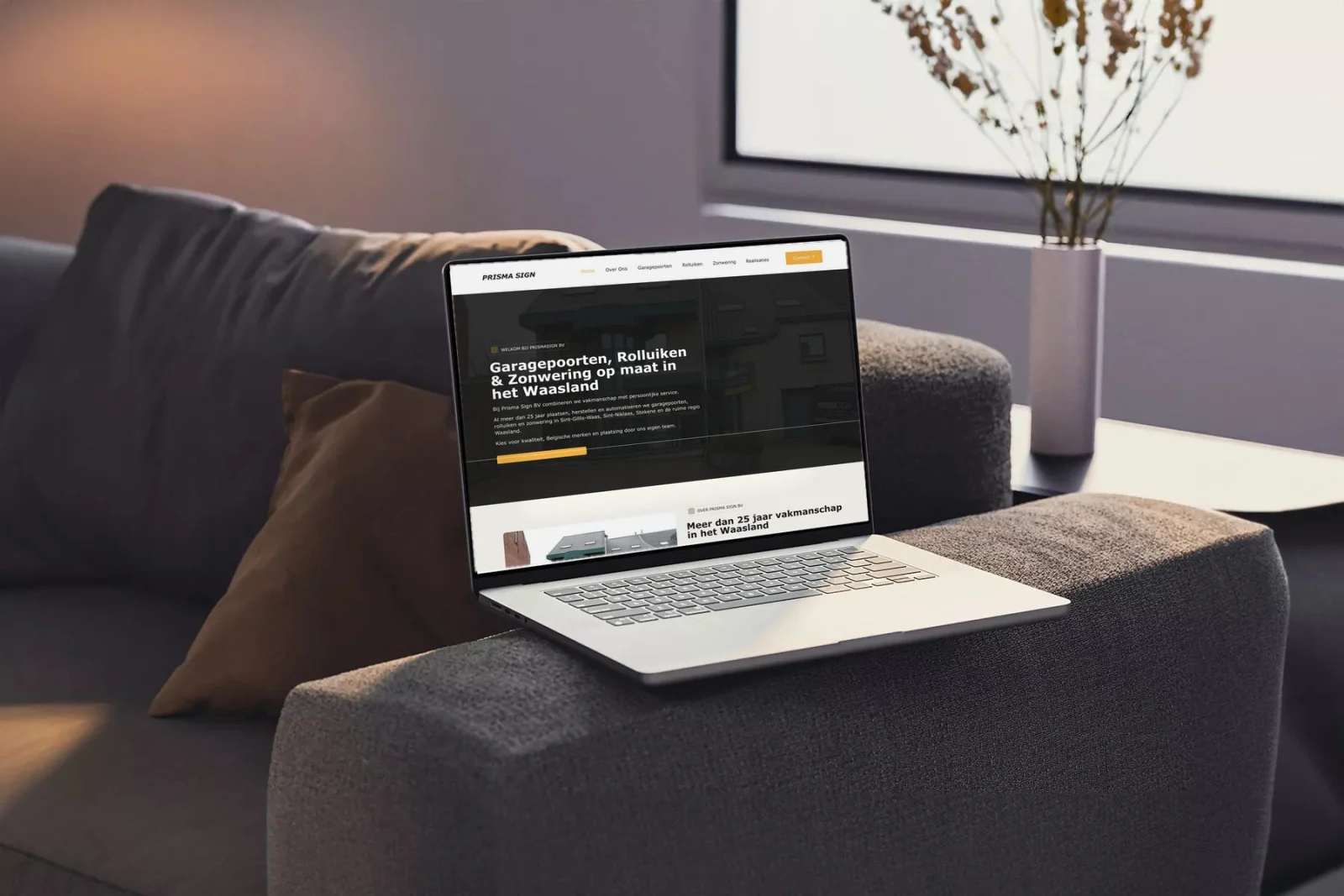 Website van Prisma Sign
