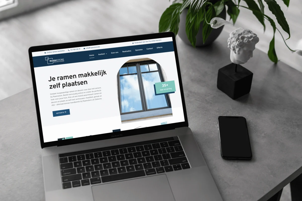 Website van Raamstore