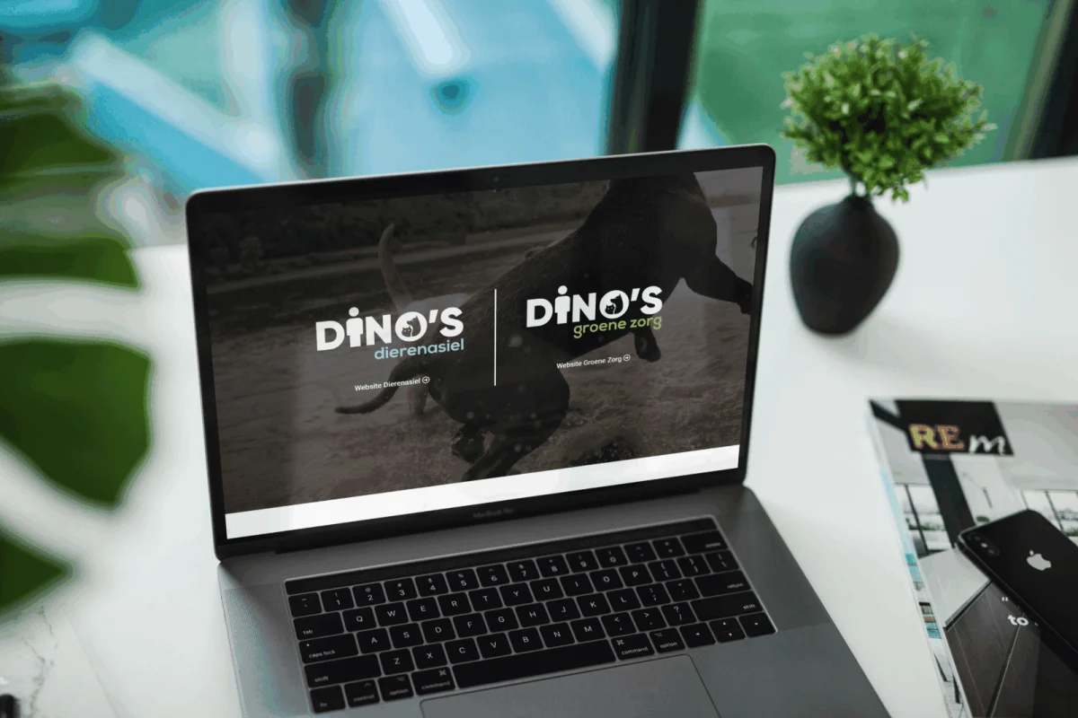 Website van VZW Dino