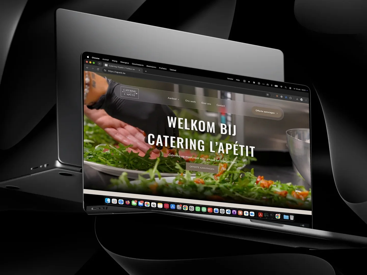 Website van Catering l’Apétit