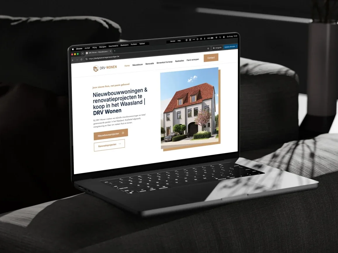 Website van DRV Wonen