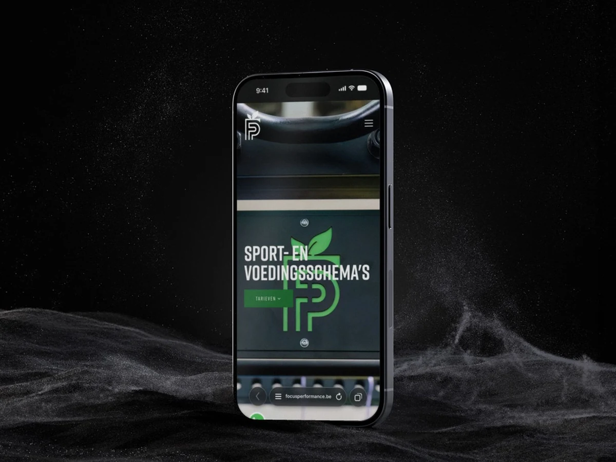 Website van Focus Performance